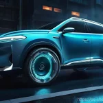 Home 9 배기가스 저감 기술 - **Prompt:** A highly detailed, fantastical illustration of a car's exhaust system, focusing on the c...