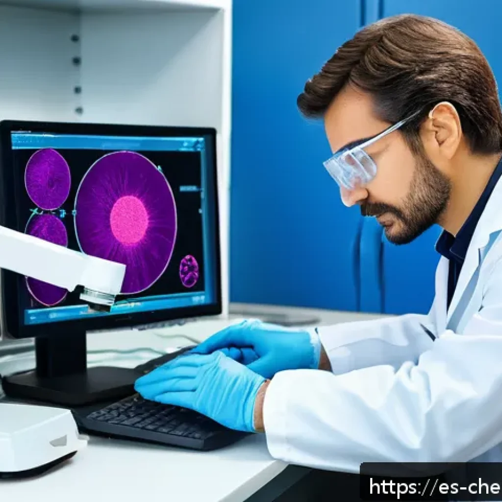 고분자 가공 및 물성 분석 - A high-tech laboratory scene focusing on advanced polymer analysis equipment: a scientist wearing pr...